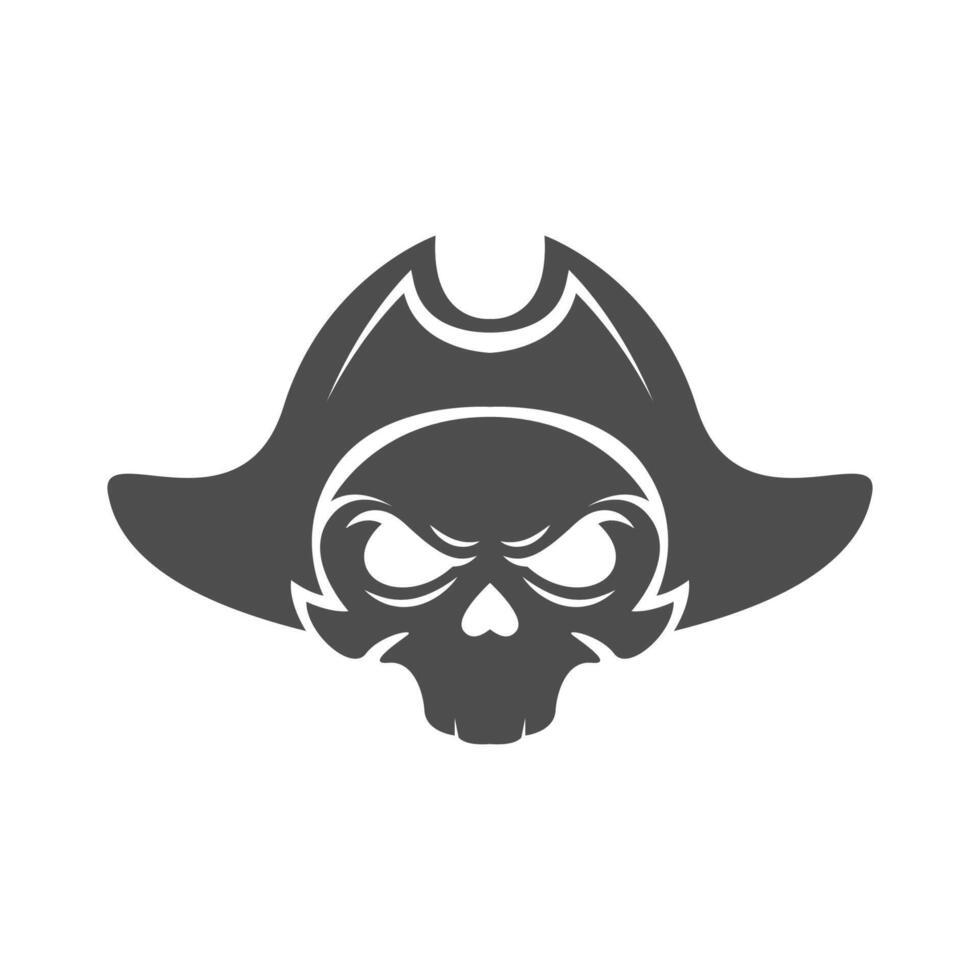 pirata logo icona design illustrazione vettore