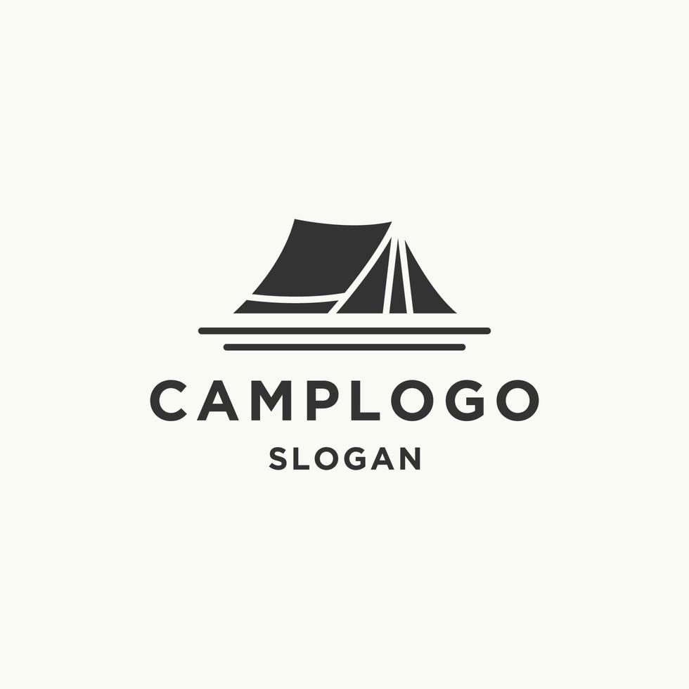 campo logo icona piatto design modello vettore