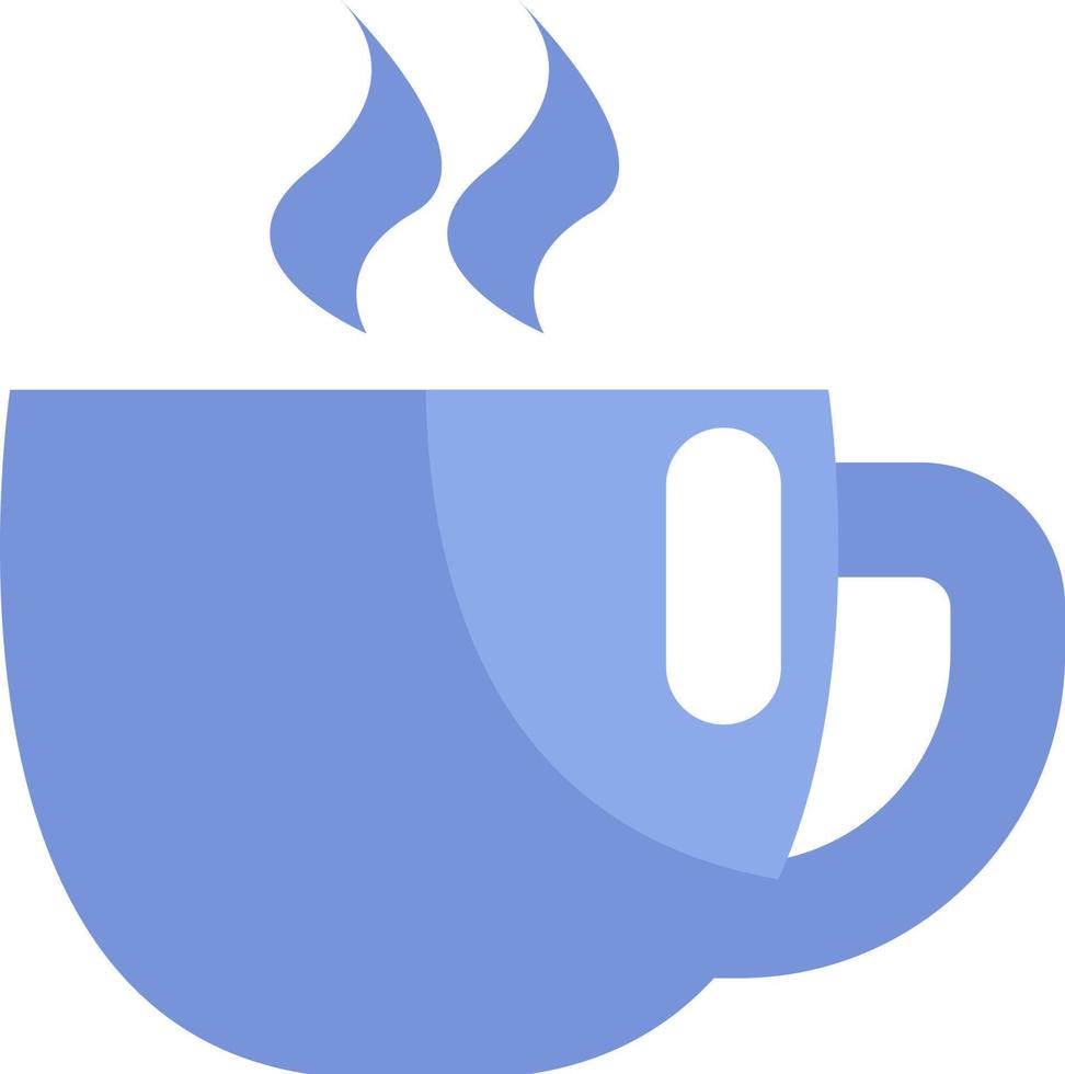 fumante tazza di caffè, illustrazione, vettore su un' bianca sfondo.