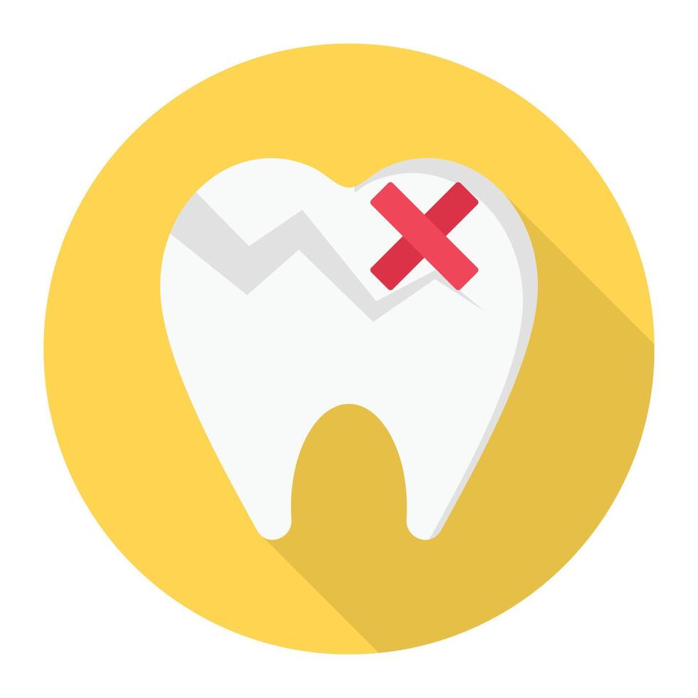 denti danno vettore illustrazione su un' sfondo.premio qualità simboli.vettore icone per concetto e grafico design.