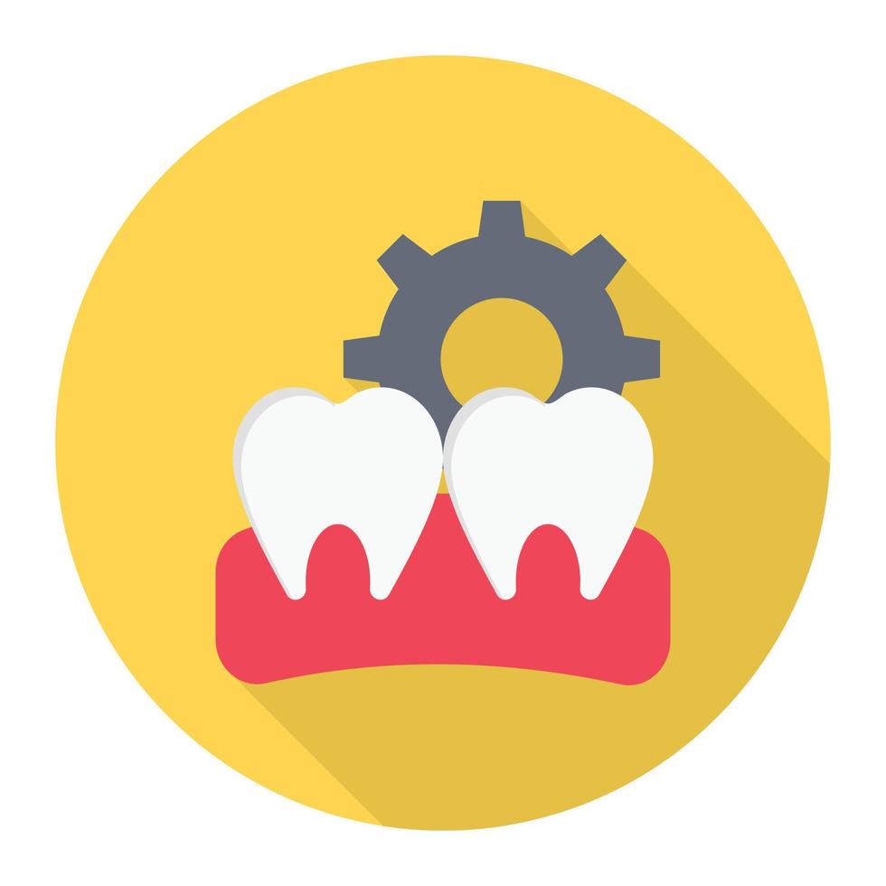 denti Ingranaggio vettore illustrazione su un' sfondo.premio qualità simboli.vettore icone per concetto e grafico design.
