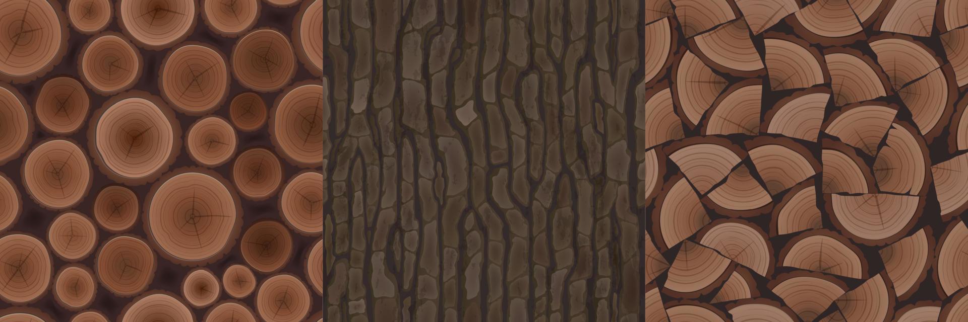 di legno textures senza soluzione di continuità modelli per gioco design vettore