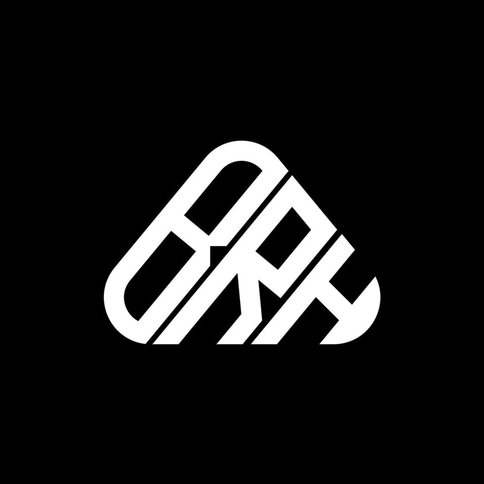 br lettera logo creativo design con vettore grafico, br semplice e moderno logo nel il giro triangolo forma.