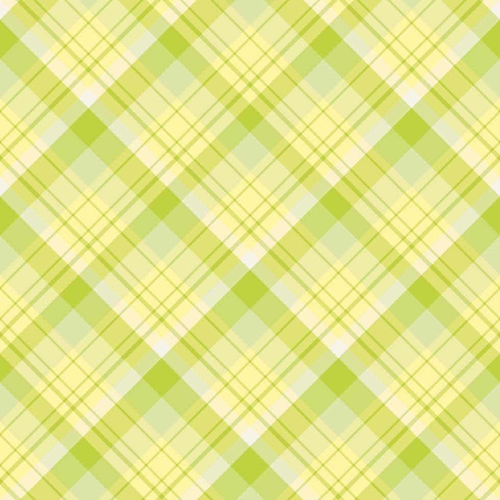 senza soluzione di continuità modello nel positivo leggero giallo e verde colori per plaid, tessuto, tessile, Abiti, tovaglia e altro le cose. vettore Immagine. 2