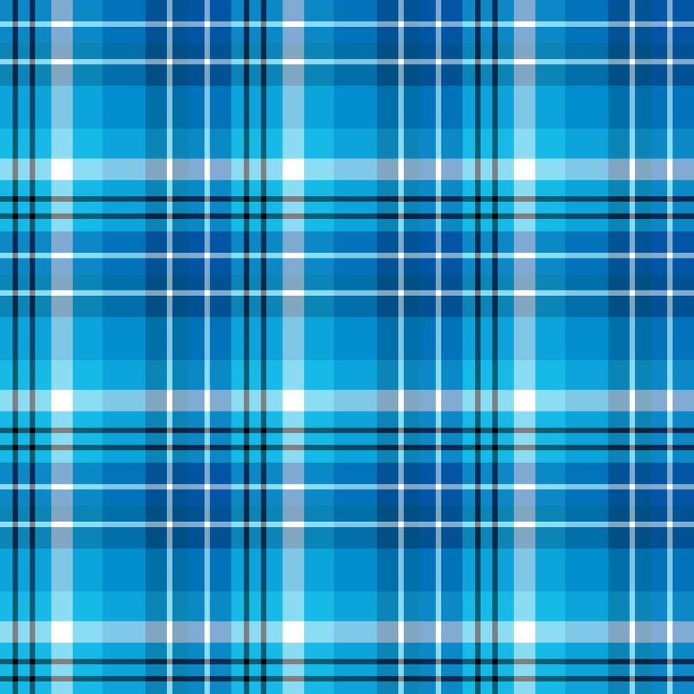 senza soluzione di continuità modello nel elegante blu colori per plaid, tessuto, tessile, Abiti, tovaglia e altro le cose. vettore Immagine.