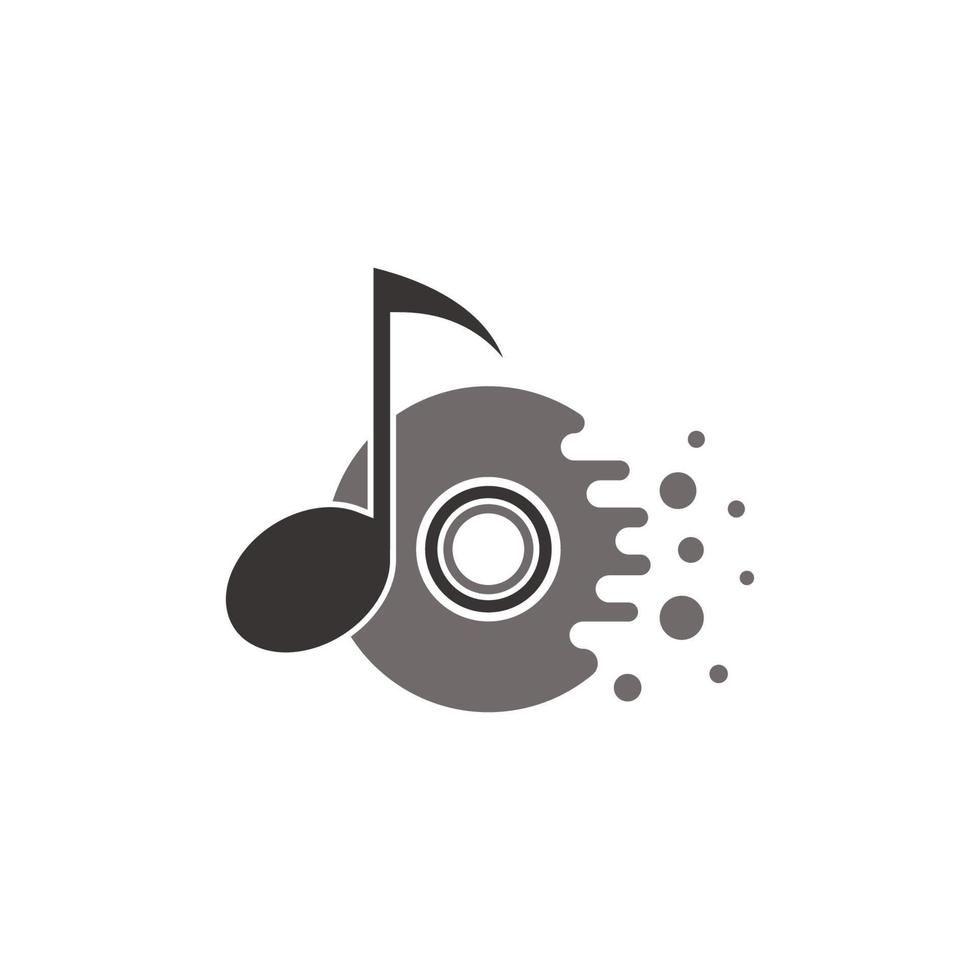 musica Audio logo vettore