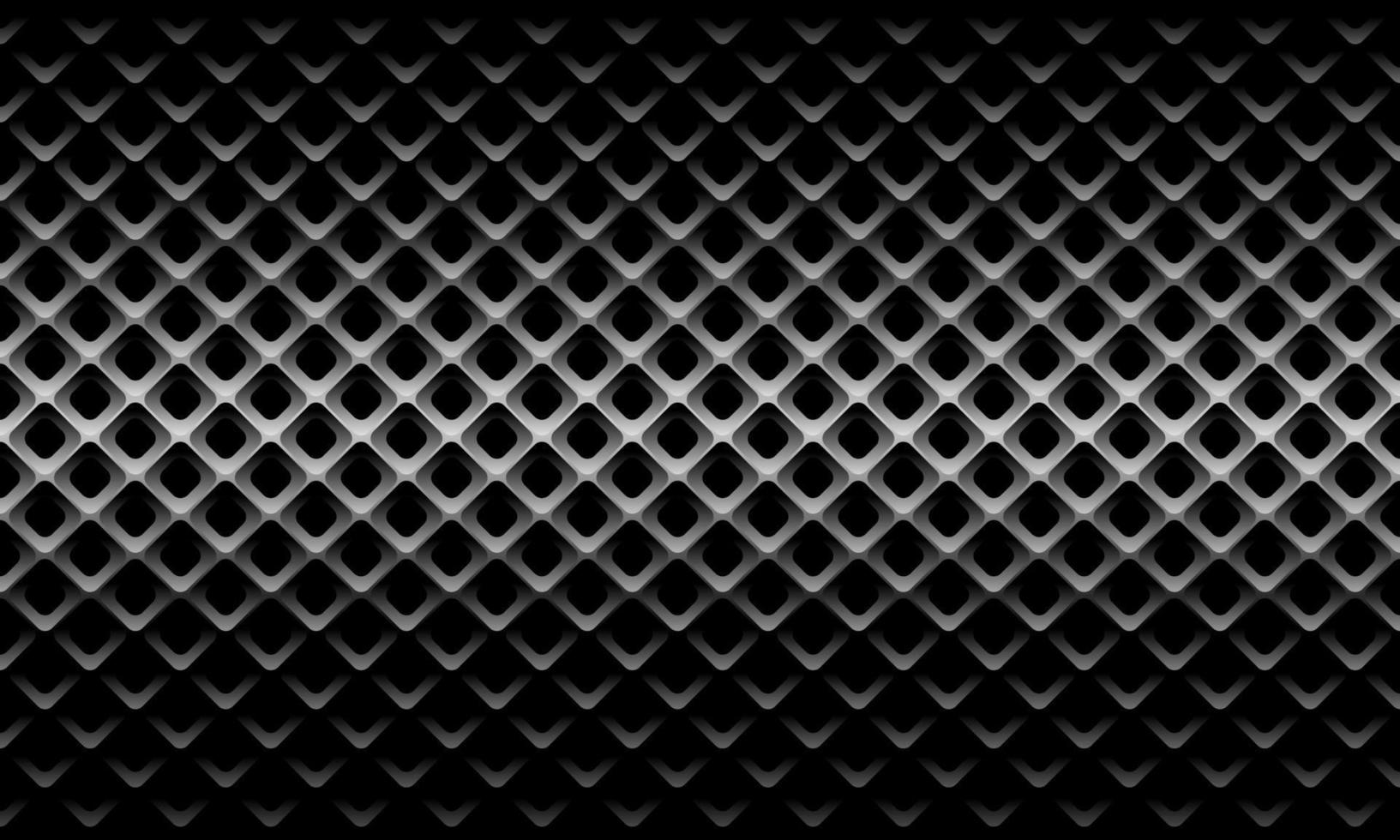 astratto metallo piazza maglia nero ombra sfondo struttura vettore