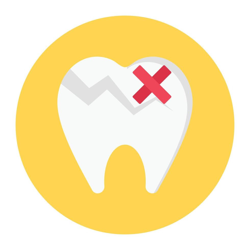 denti danno vettore illustrazione su un' sfondo.premio qualità simboli.vettore icone per concetto e grafico design.