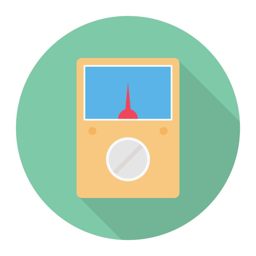 illustrazione vettoriale del voltmetro su uno sfondo. simboli di qualità premium. icone vettoriali per il concetto e la progettazione grafica.
