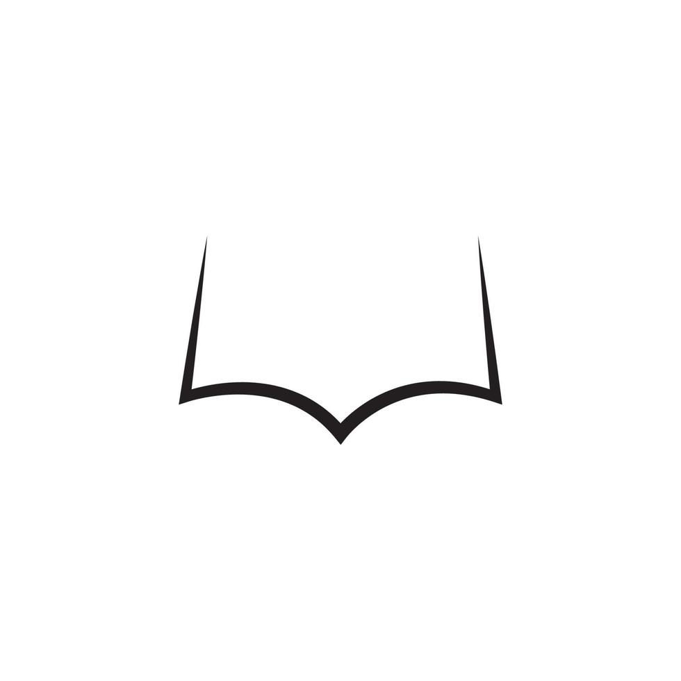 vettore di logo del libro