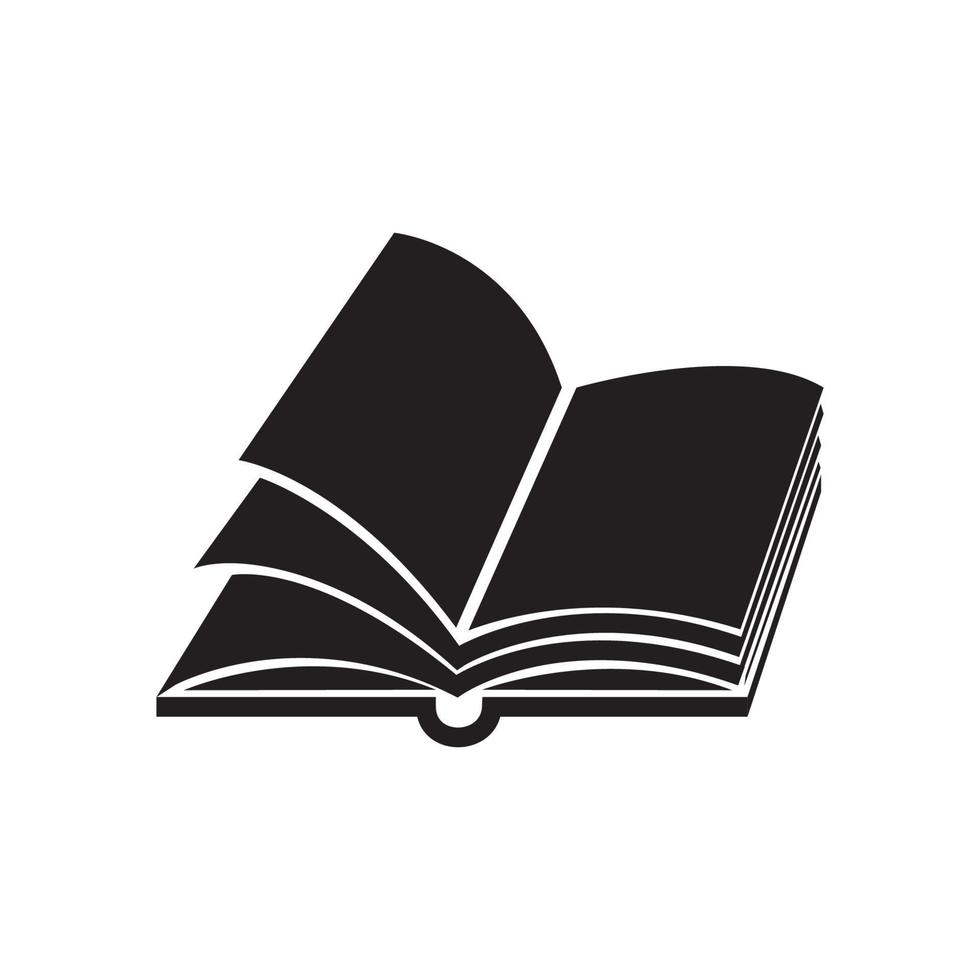 vettore di logo del libro