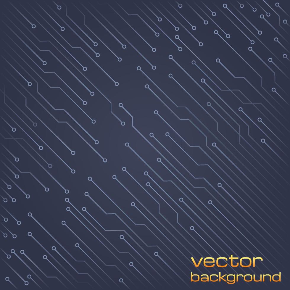 astratto tecnologico sfondo con elementi di il microchip. circuito tavola sfondo struttura. vettore illustrazione.