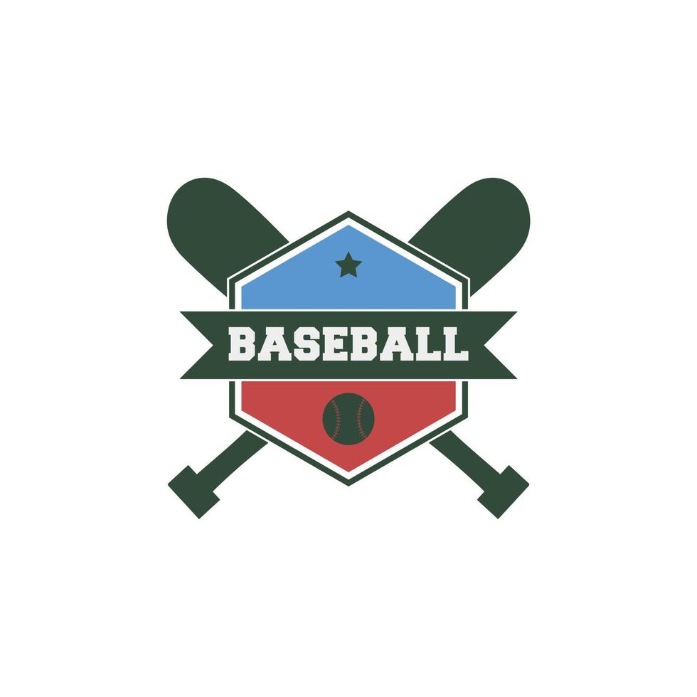 baseball squadra sport logo vettore