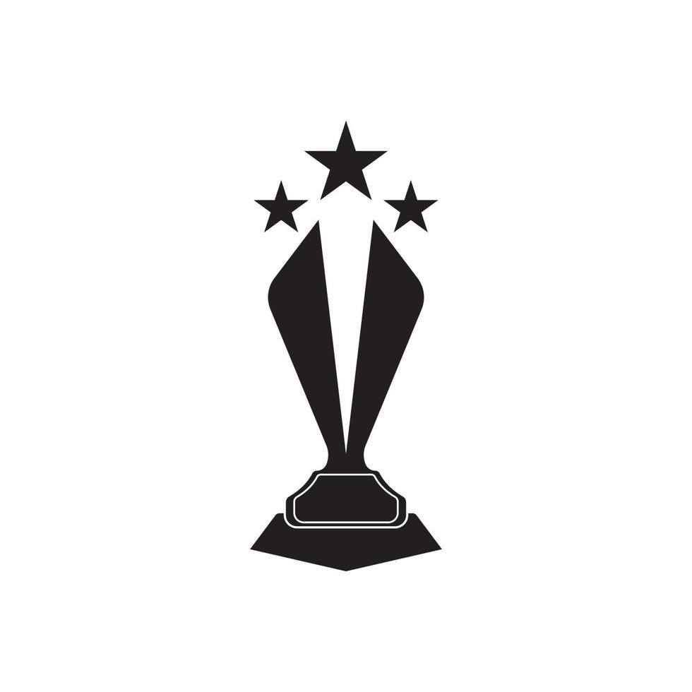 trofeo icona logo vettore
