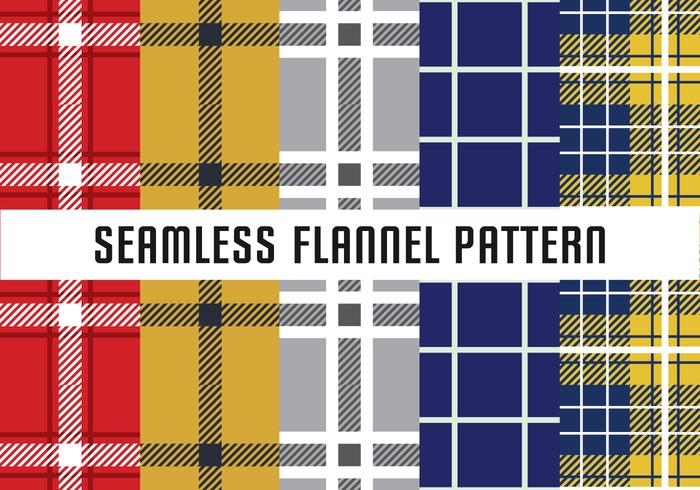 Flanella Seamless Pattern vettore