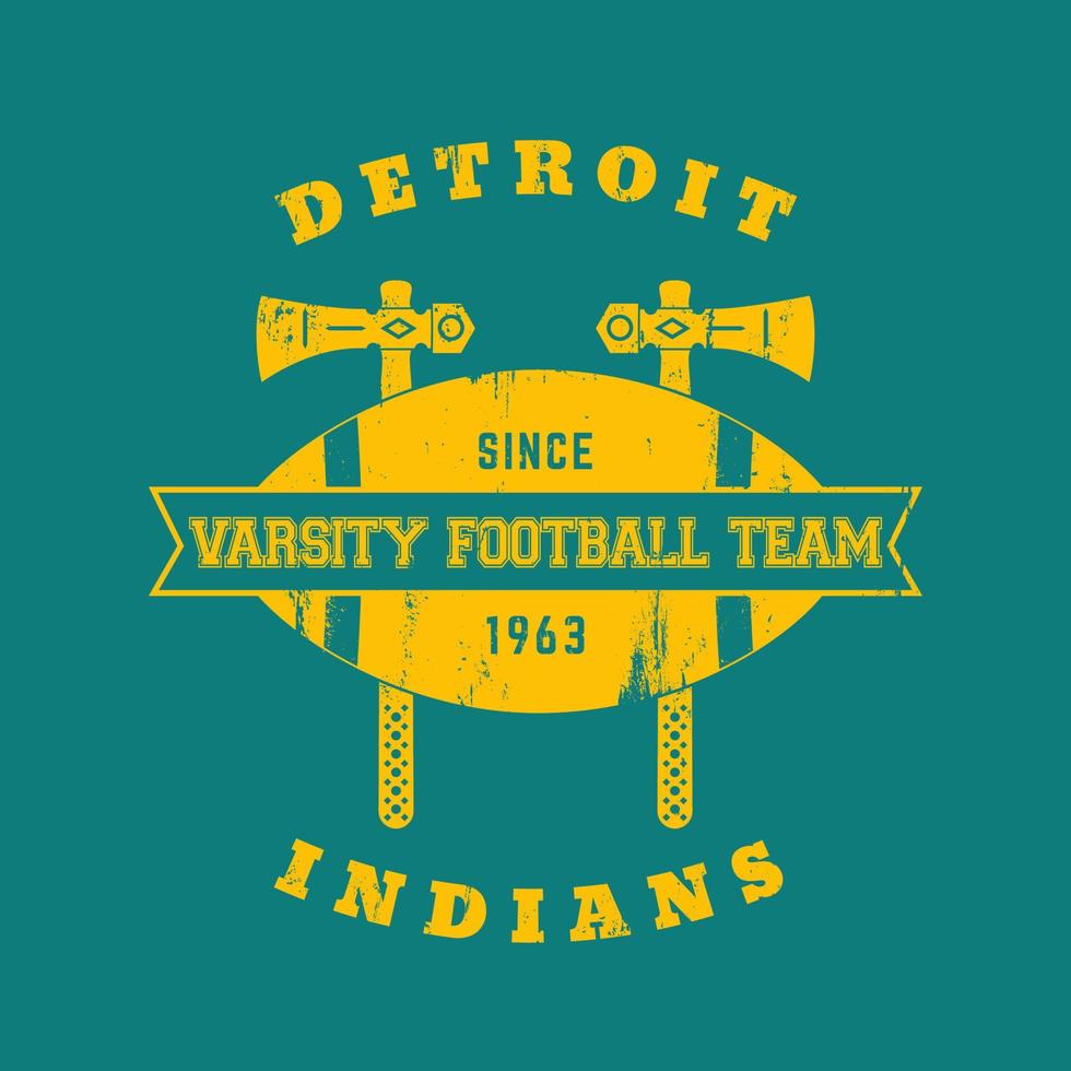 calcio squadra Vintage ▾ emblema, Stampa, vettore illustrazione