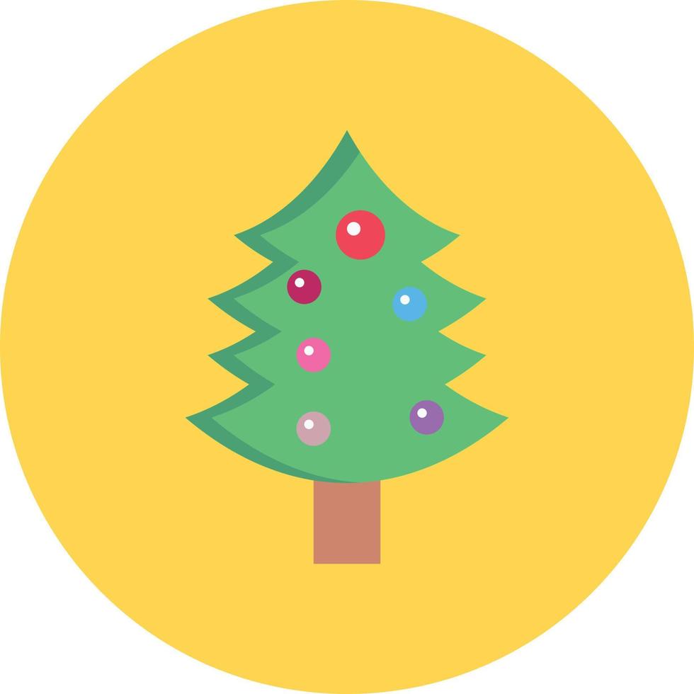 illustrazione vettoriale dell'albero di natale su uno sfondo. simboli di qualità premium. icone vettoriali per il concetto e la progettazione grafica.