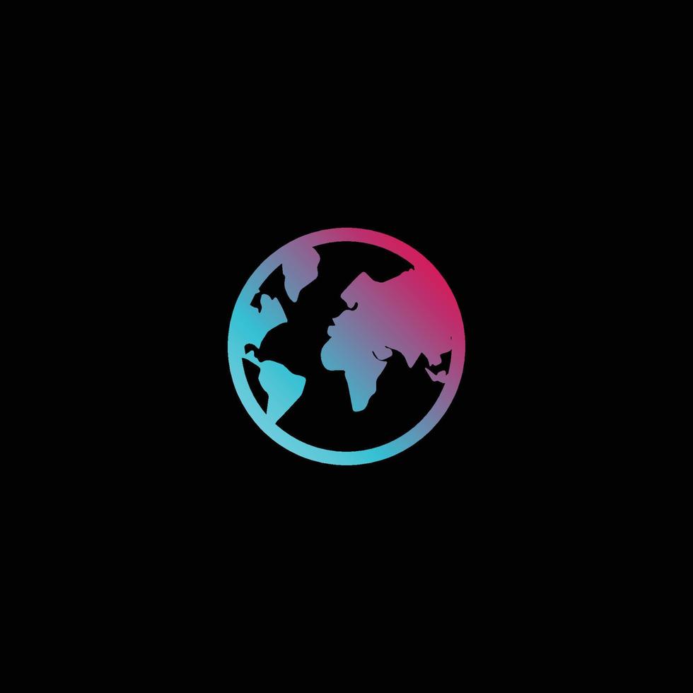 mondo globo logo vettore