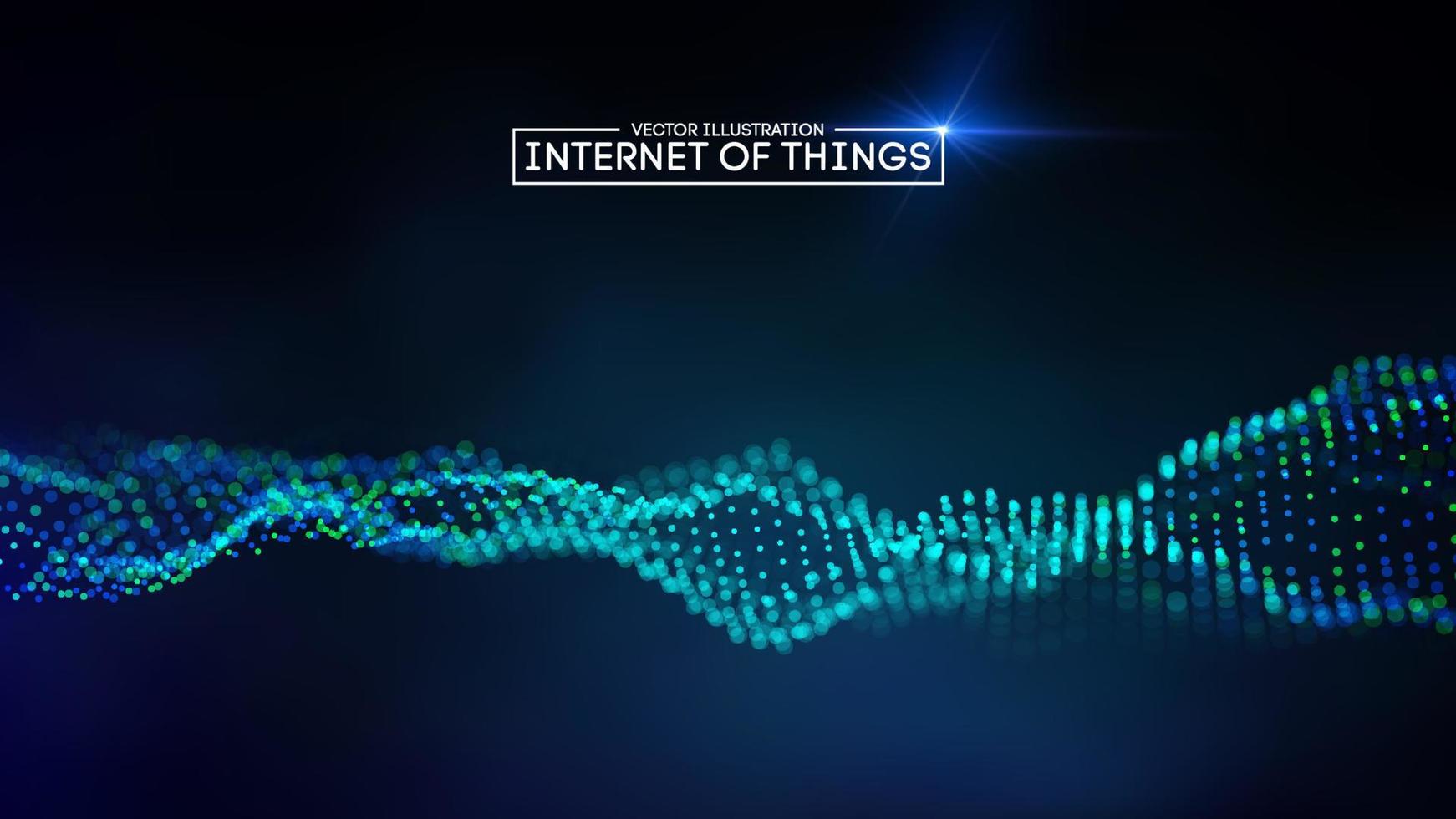 Internet di cose sfondo. IoT tecnologia sfondo eps 10 vettore