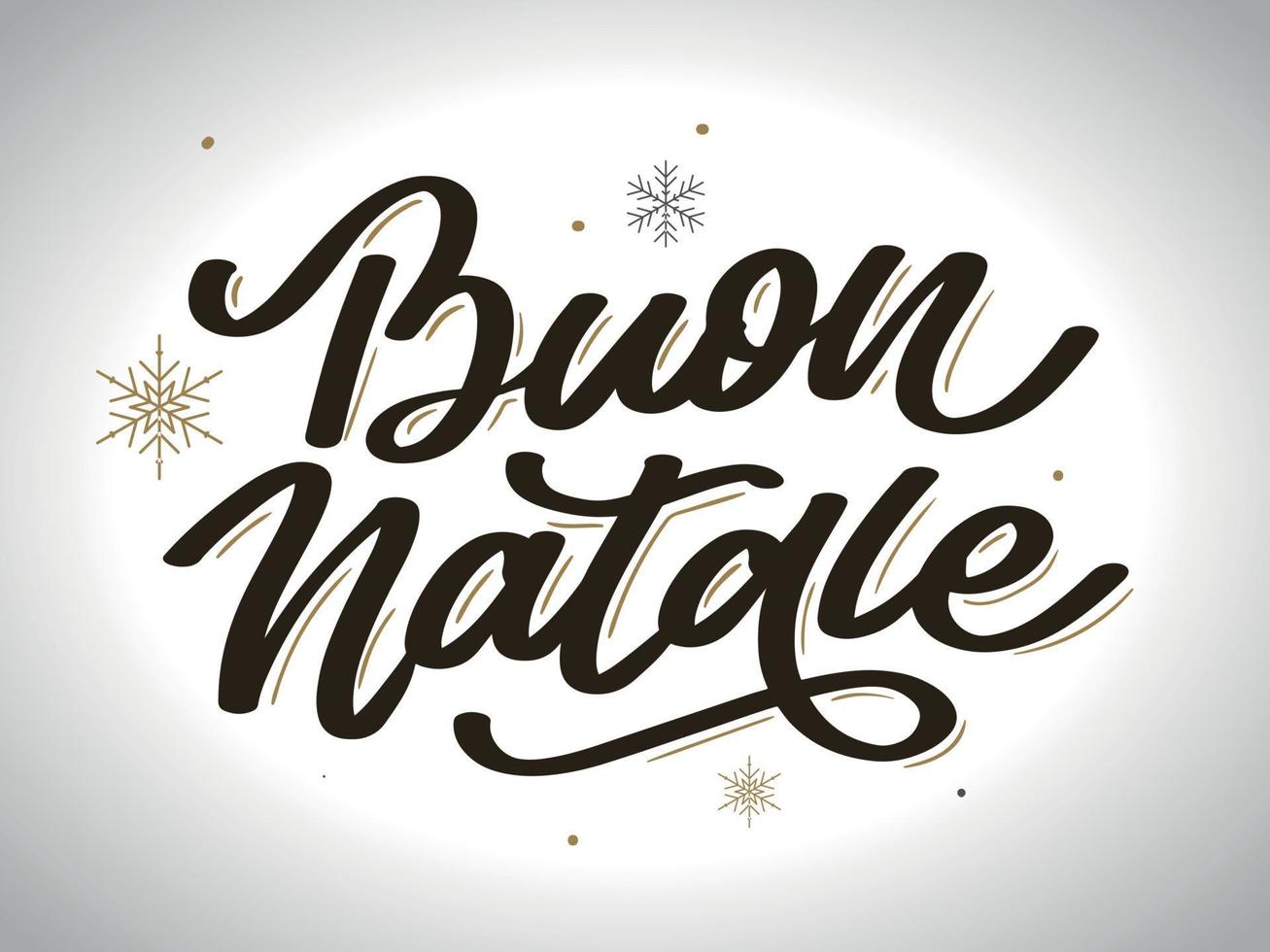 natale,buon natale biglietto di auguri.scritta scritta a mano in italiano.lettera vacanza.modello capodanno.vettore vintage,design tipografico. vettore