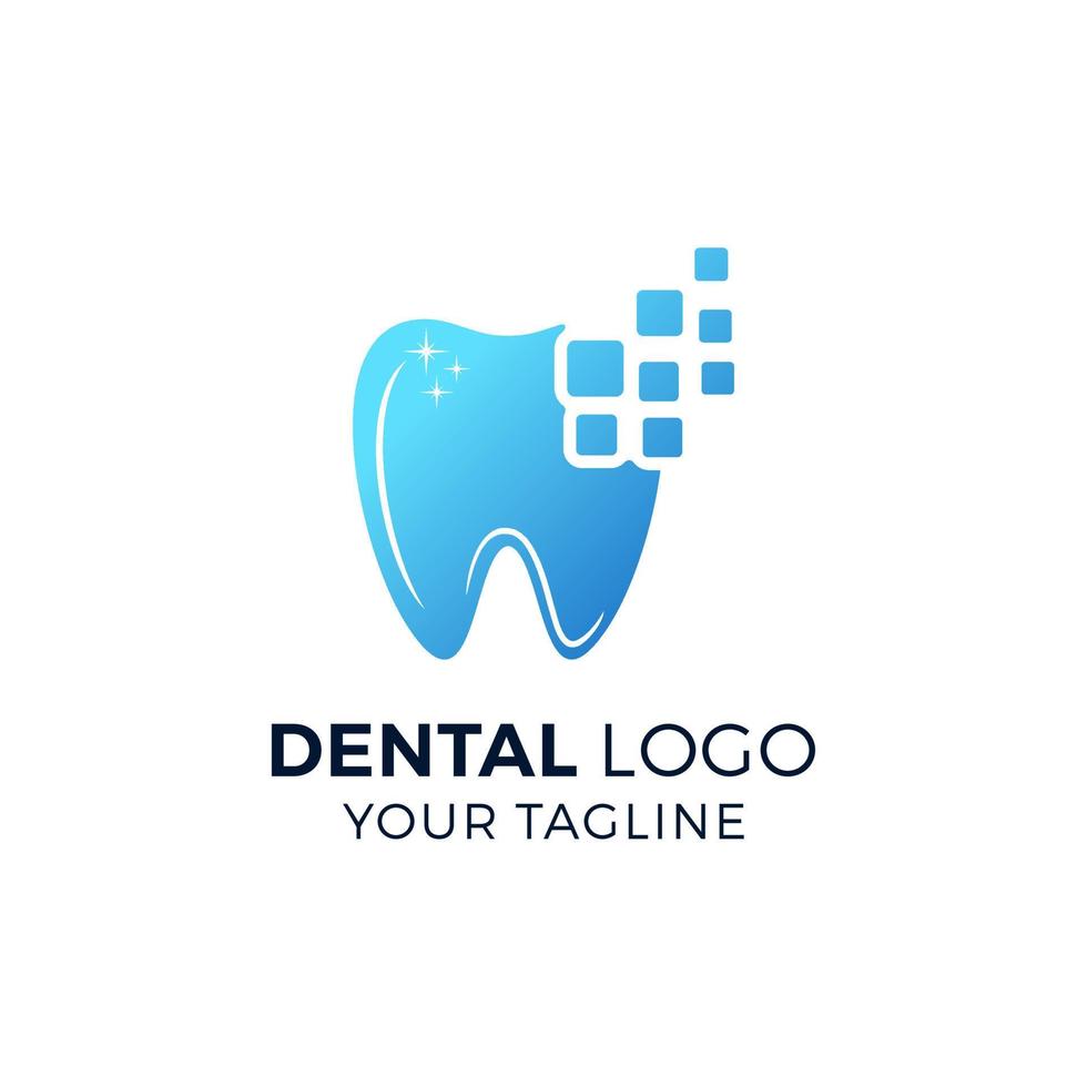 dentale dentista logo icona e simbolo vettore modello