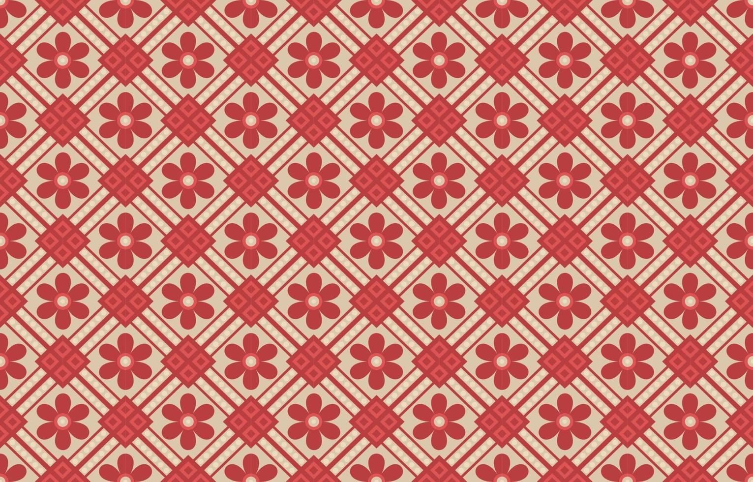 modello etnico geometrico design tradizionale per sfondo, moquette, carta da parati, abbigliamento, avvolgimento, batik, tessuto, sarong, illustrazione vettoriale stile ricamo.