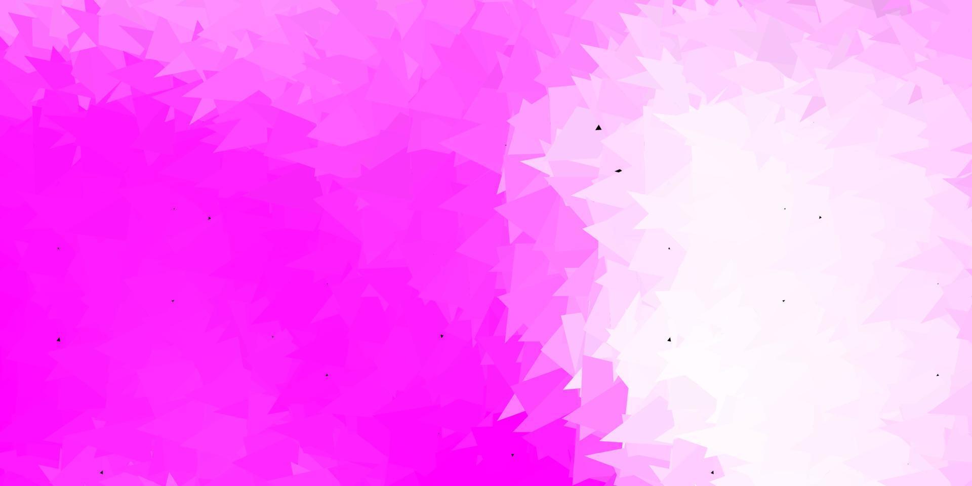 carta da parati poligono gradiente vettoriale viola chiaro, rosa.