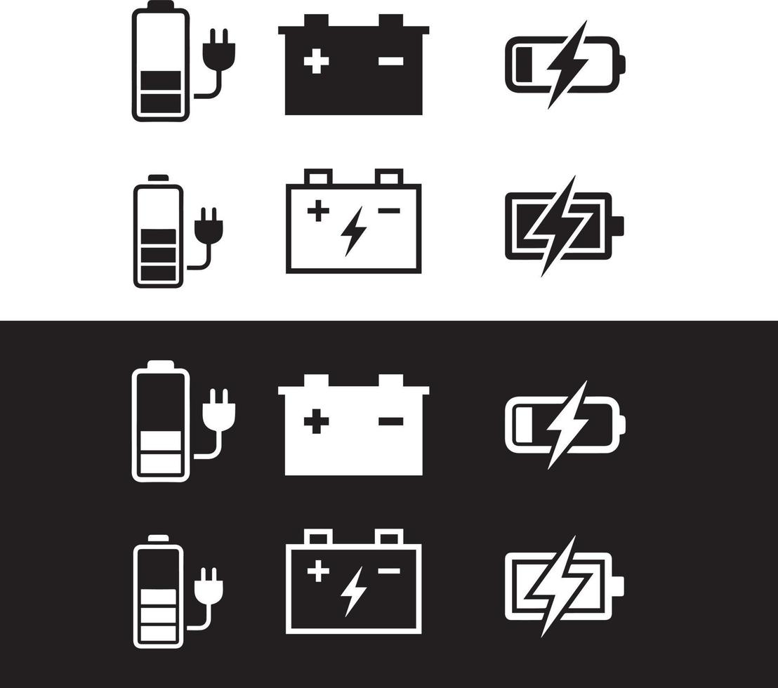 disegno vettoriale di batteria icona