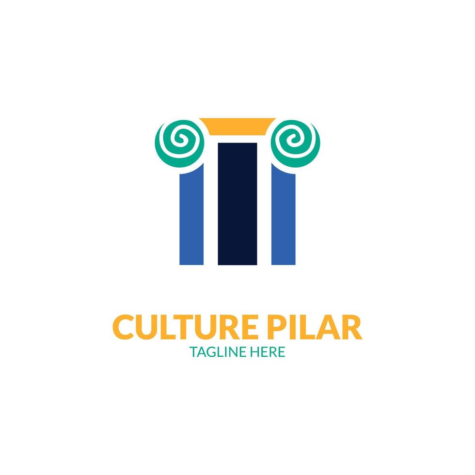 cultura logo design modello vettore