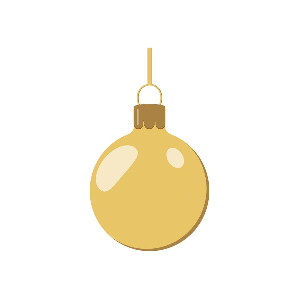 Natale, grande design per qualunque scopo. vettore illustrazione di il celebrazione. d'oro palla