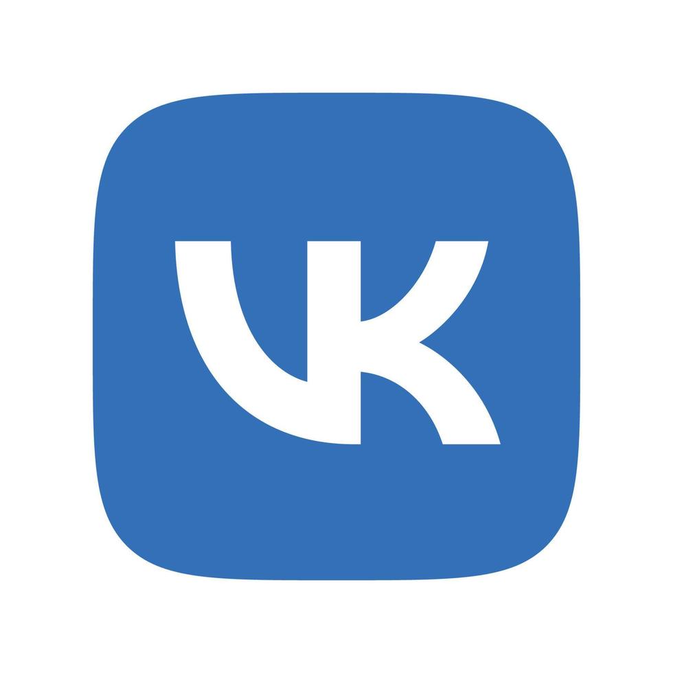 vk logo su trasparente sfondo vettore