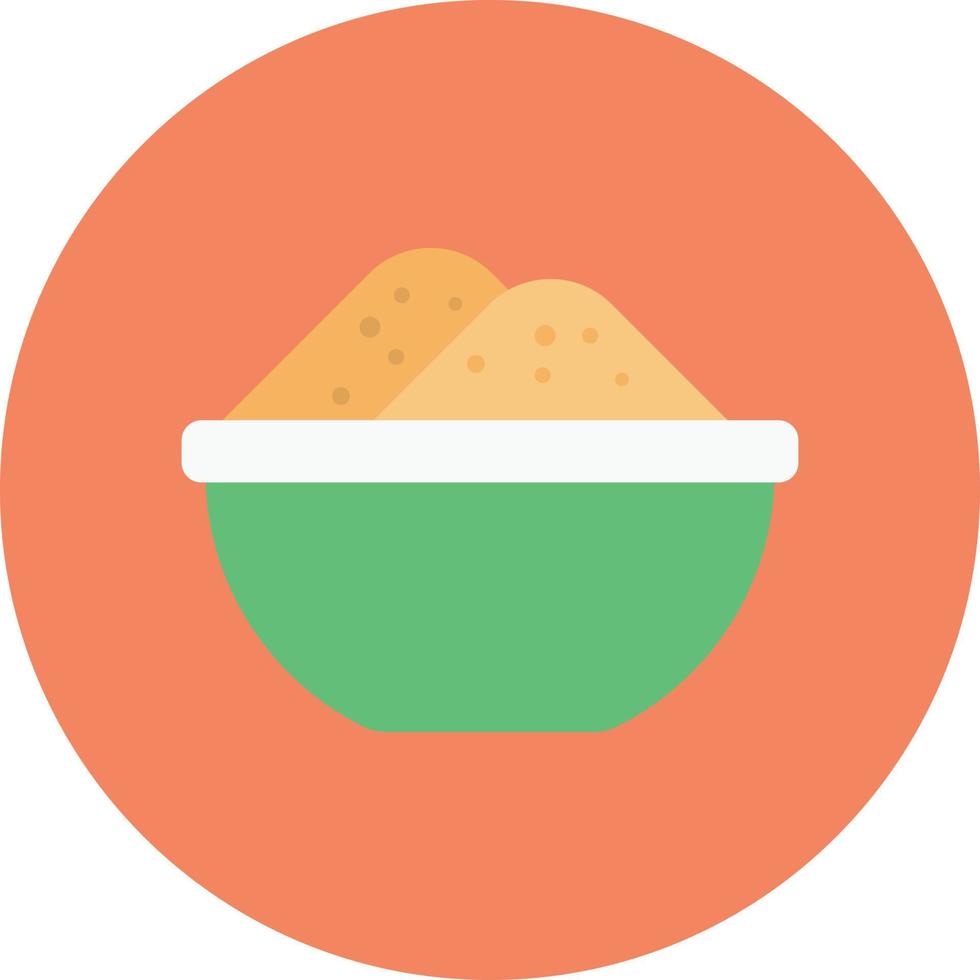 illustrazione vettoriale di ciotola di cibo su uno sfondo simboli di qualità premium icone vettoriali per il concetto e la progettazione grafica.