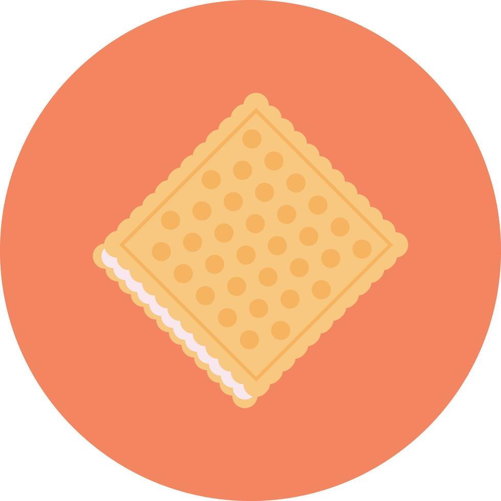 illustrazione vettoriale di biscotti su uno sfondo. simboli di qualità premium. icone vettoriali per il concetto e la progettazione grafica.