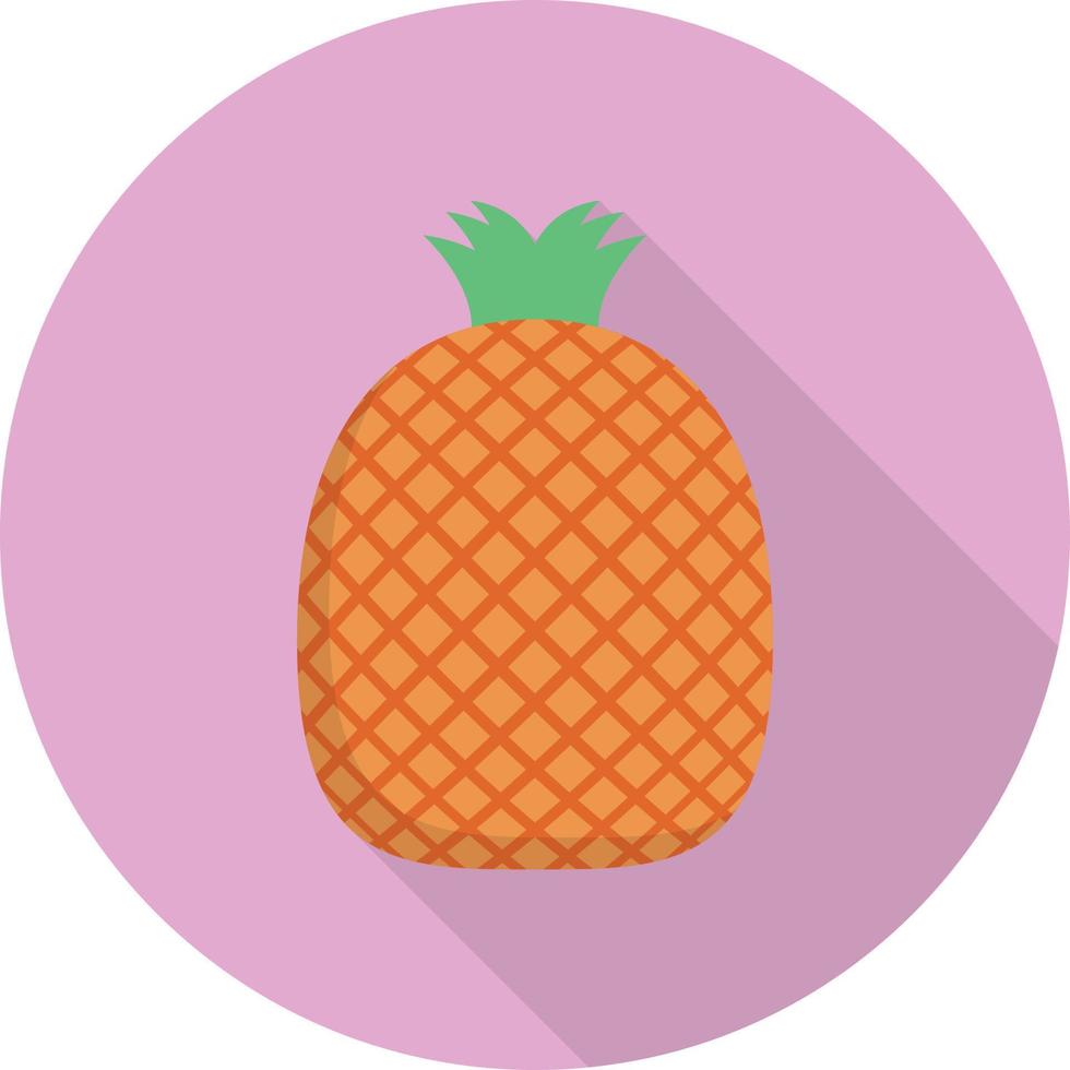 illustrazione vettoriale di ananas su uno sfondo simboli di qualità premium. icone vettoriali per il concetto e la progettazione grafica.