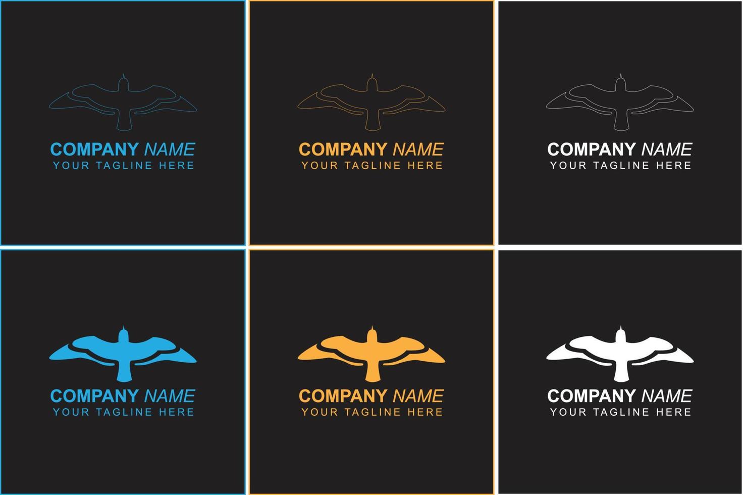uccello logo design per voi vettore