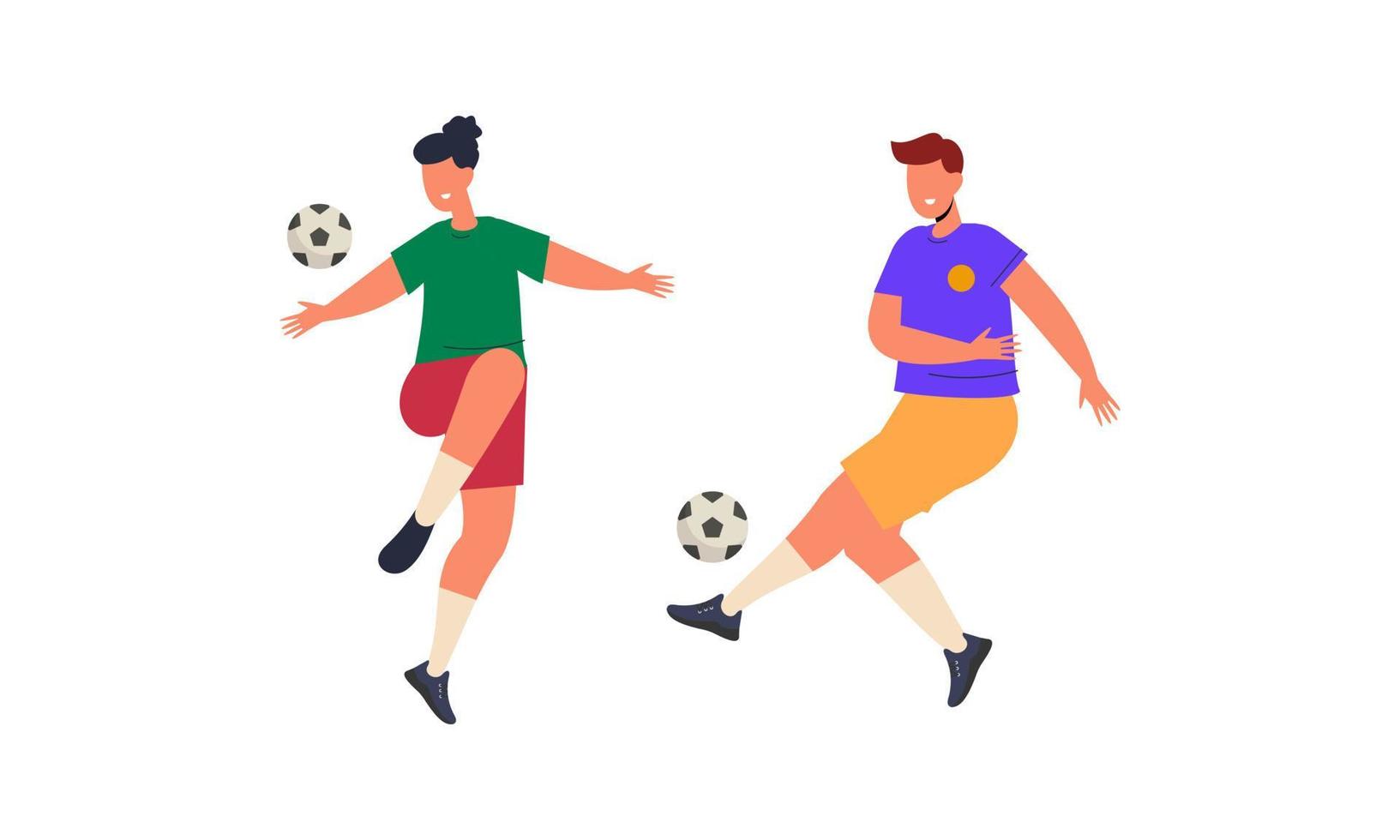 piatto calcio Giocatori illustrato vettore