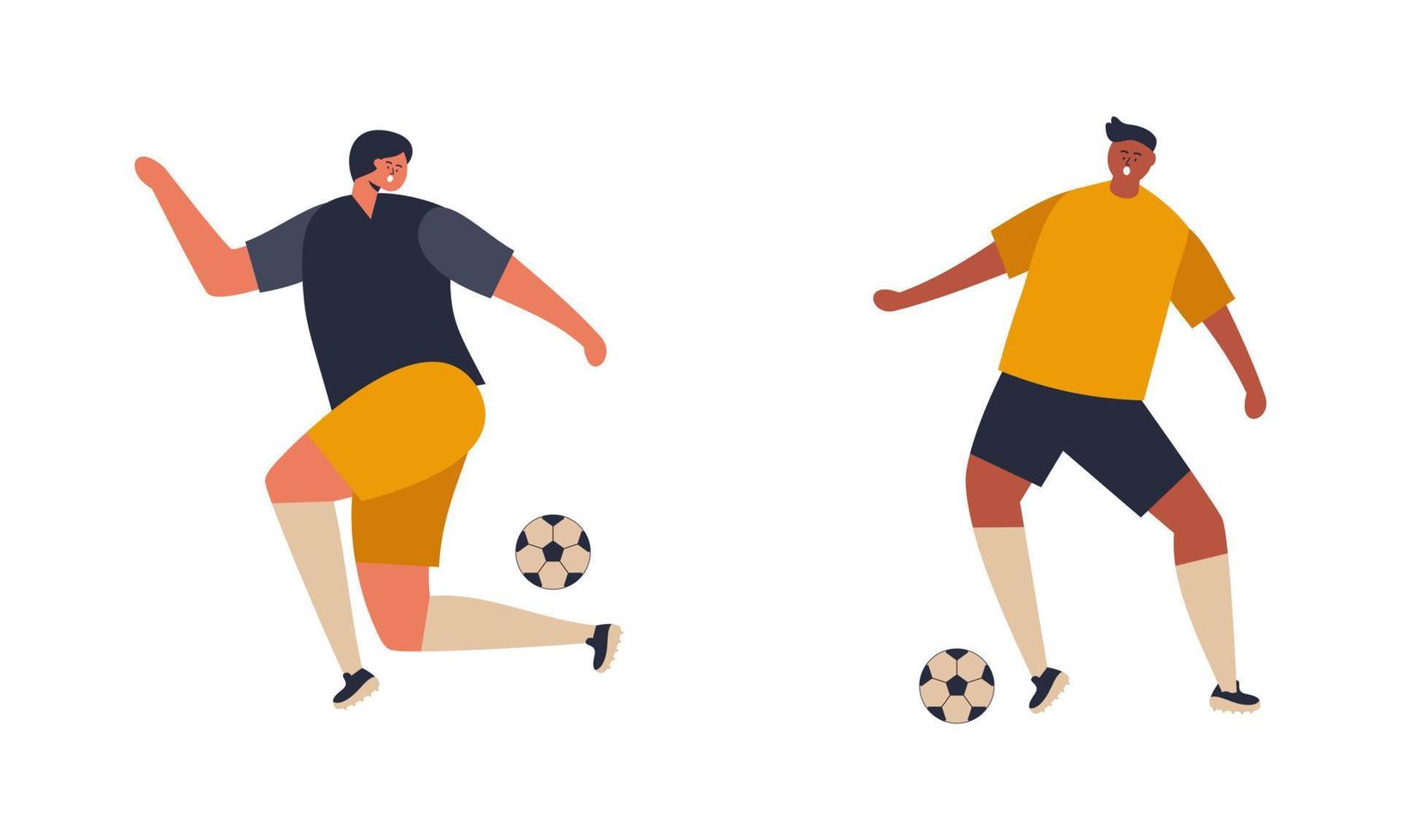 piatto calcio Giocatori illustrato vettore