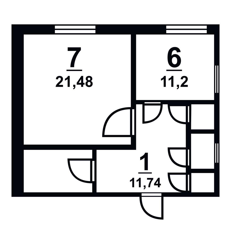 architettonico Piano semplice icona vettore