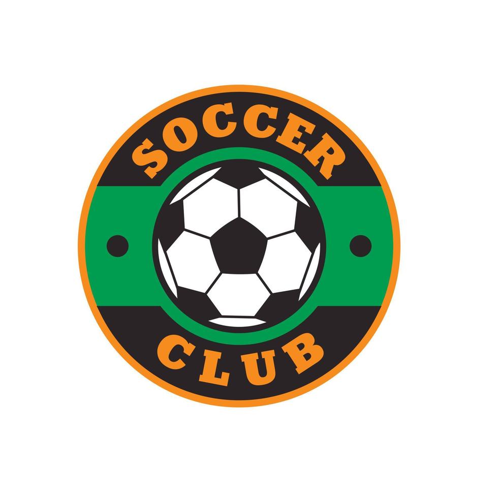 simpatico calcio club logo vettore