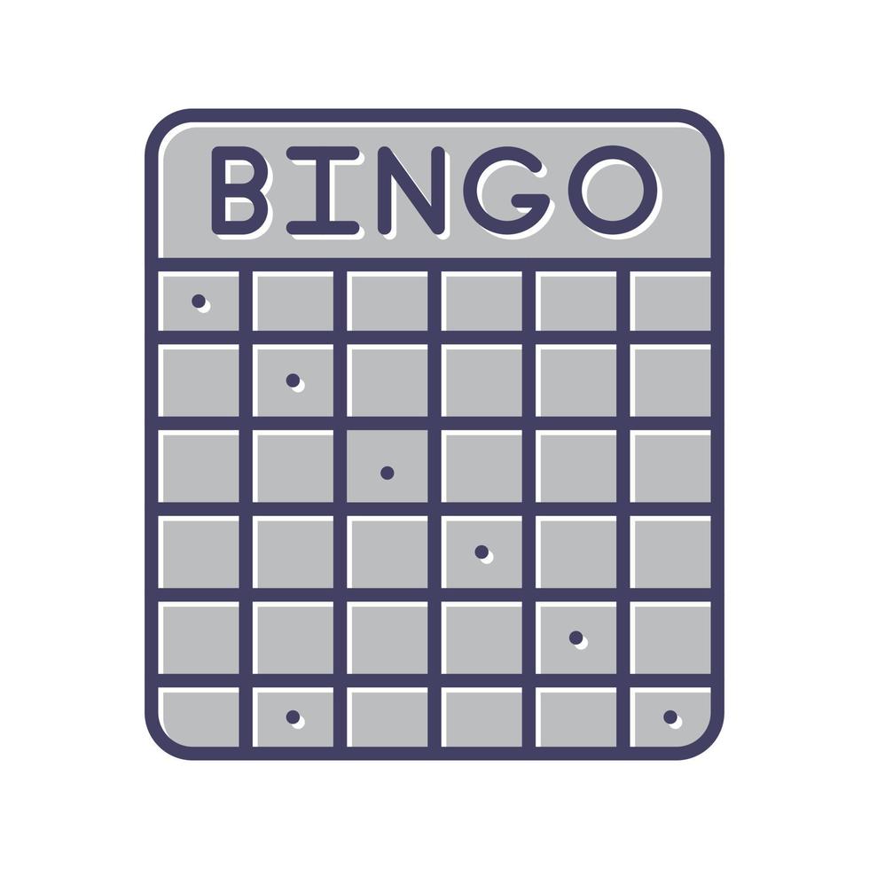 icona del vettore bingo