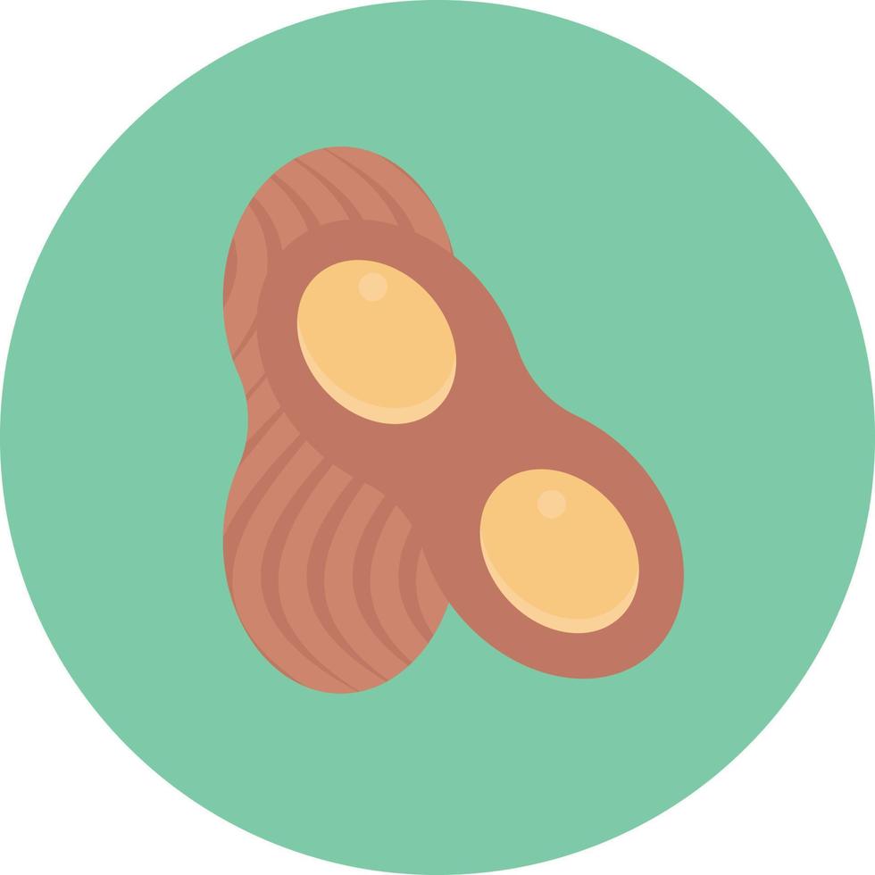 illustrazione vettoriale di arachidi su uno sfondo simboli di qualità premium. icone vettoriali per il concetto e la progettazione grafica.