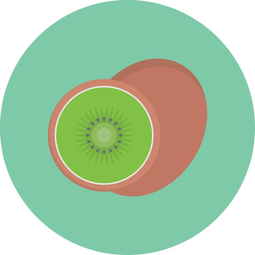 illustrazione vettoriale kiwi su uno sfondo simboli di qualità premium. icone vettoriali per il concetto e la progettazione grafica.