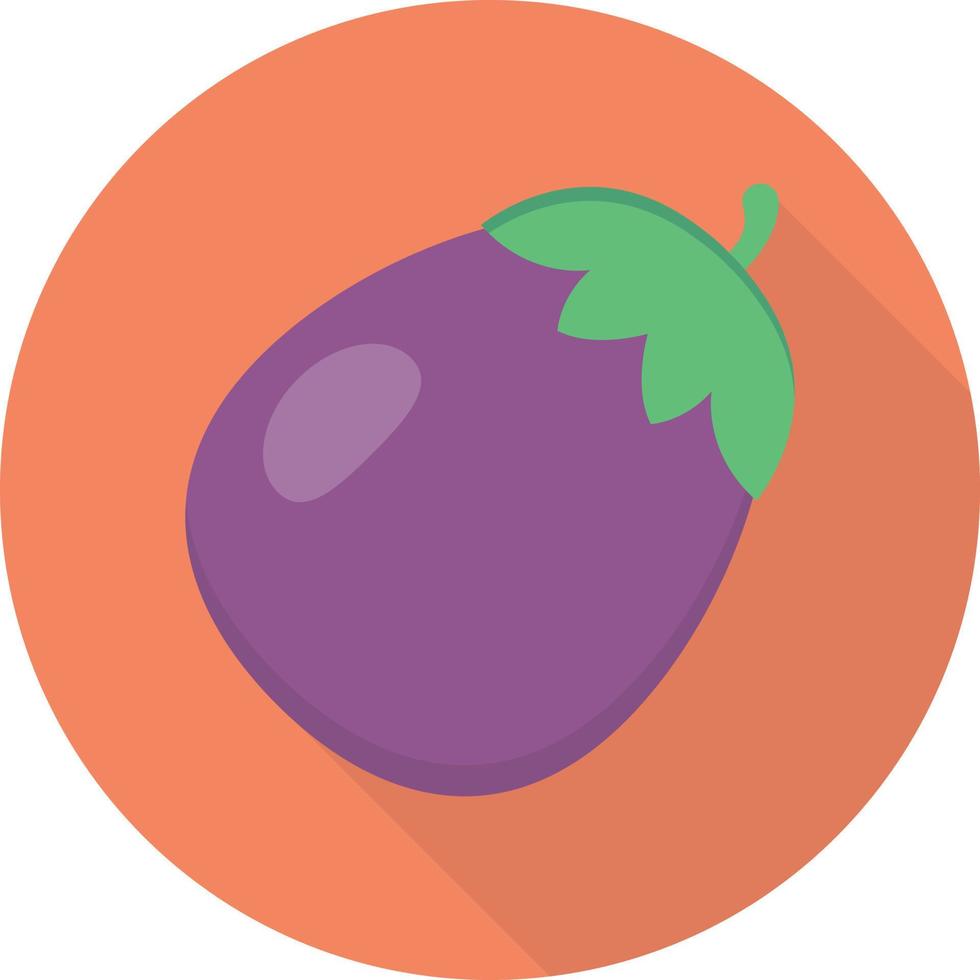 illustrazione vettoriale di melanzane su uno sfondo simboli di qualità premium. icone vettoriali per il concetto e la progettazione grafica.
