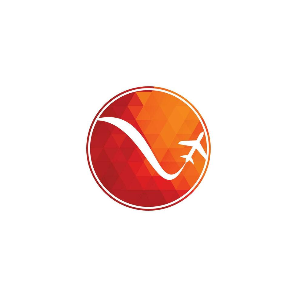 aereo viaggio logo. vettore