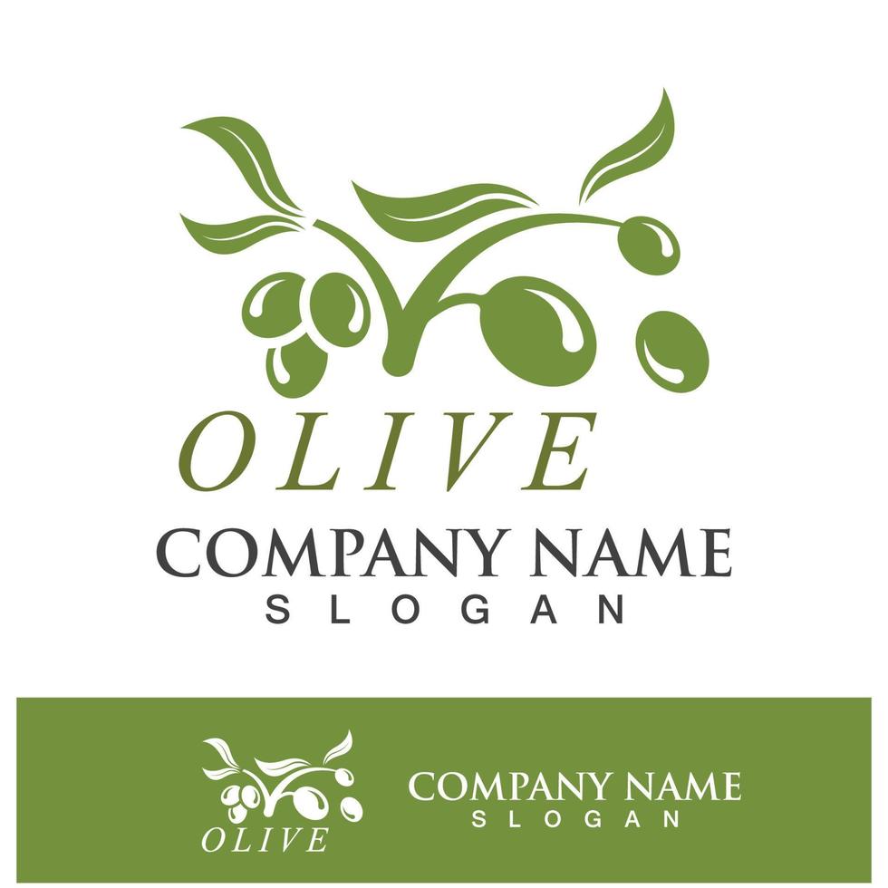 extra vergine oliva olio logo design vettore