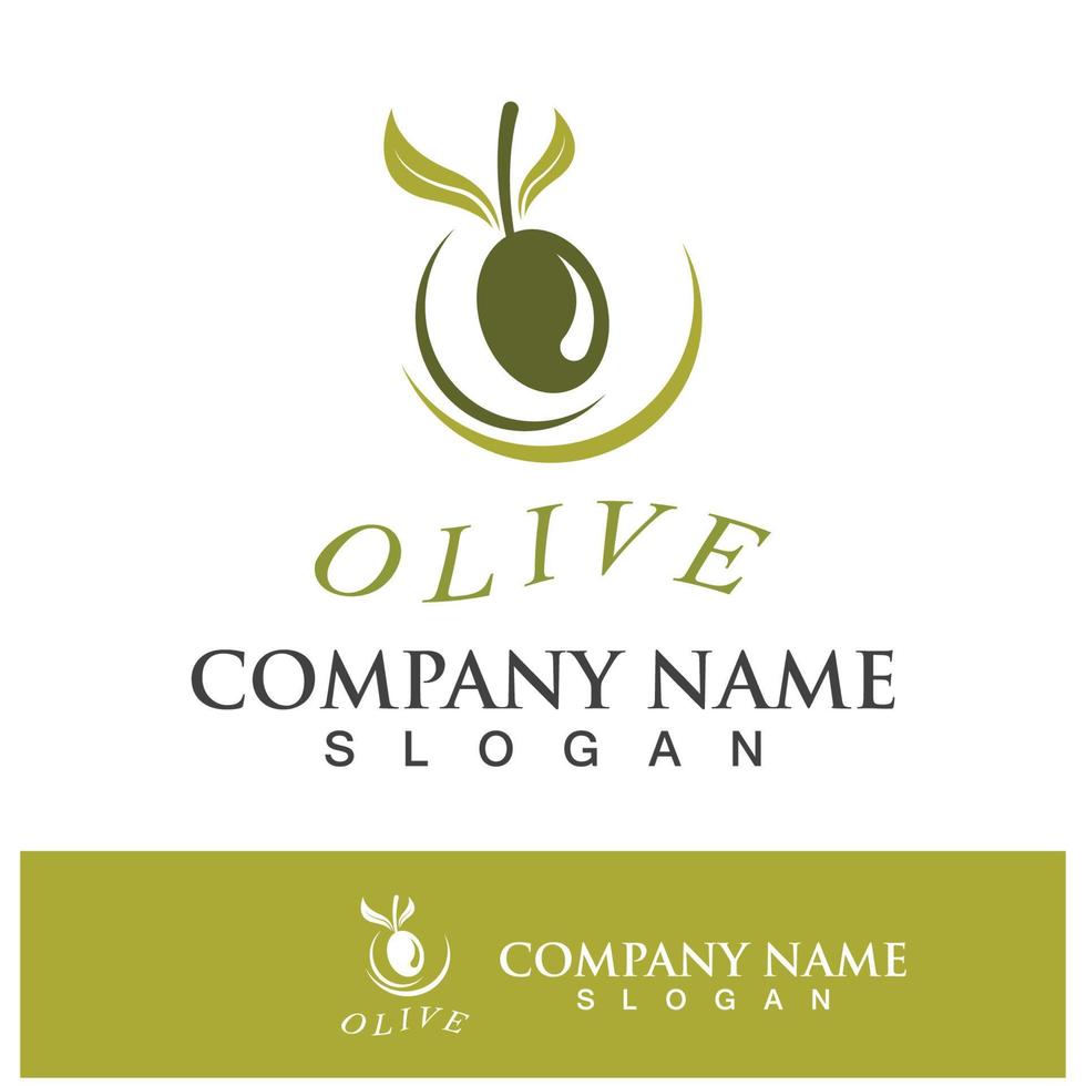 extra vergine oliva olio logo design vettore