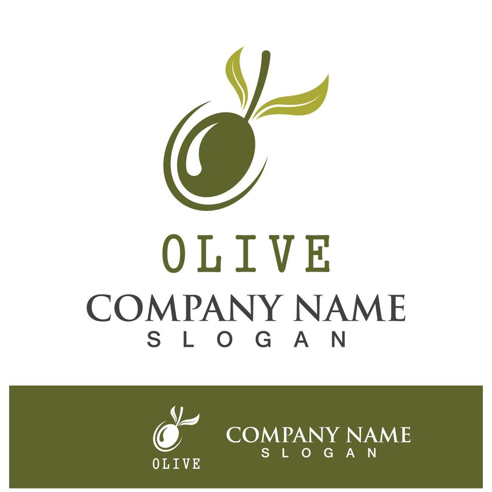 extra vergine oliva olio logo design vettore