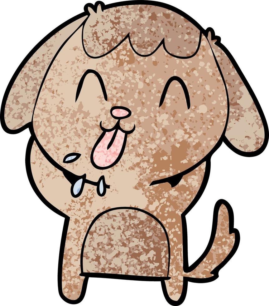vettore cane personaggio nel cartone animato stile