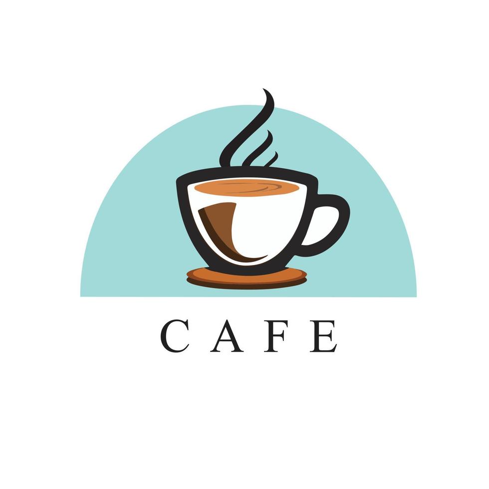 caffè logo vettore gratuito vettore