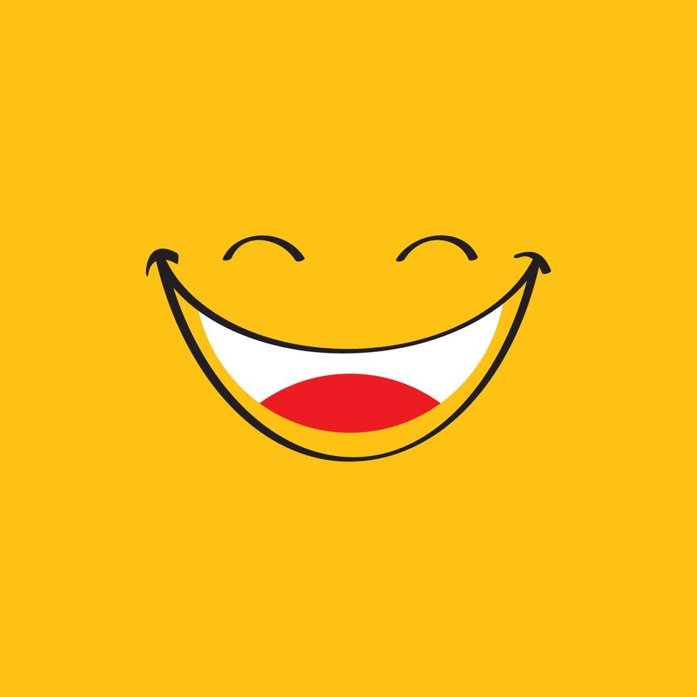 sorriso emozione icona illustrazione vettoriale